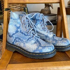 Dr. Marten Pascal Snakeskin Boots